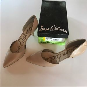 Sam Edelman d’orsay nude heels